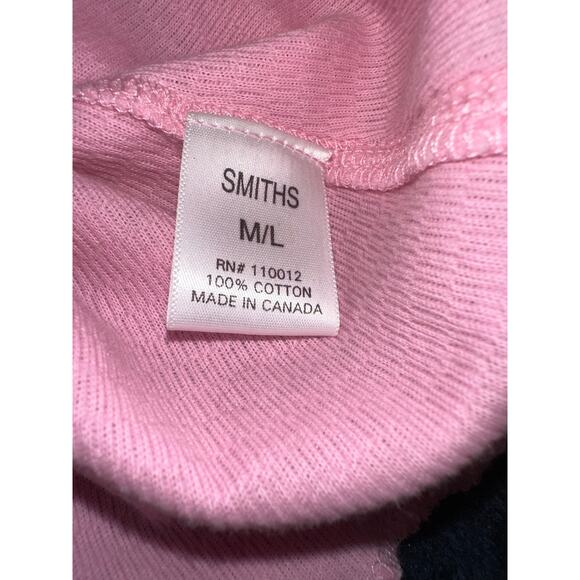 VINTAGE SMITH'S LOGO PINK COTTON THERMAL TOP - Picture 5 of 7